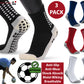 3 Pair Sport Socks Anti Slip W/ Grip Soccer Men Football Basketball Sock Premium