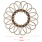 Rattan Round Wall Hang Makeup Mirror