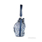 MCM Large Blue Denim Drawstring Bucket Bag