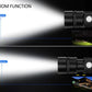 Super Bright 90000LM LED Tactical Flashlight Zoomable With Rechargeable Battery