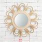 Rattan Round Wall Hang Makeup Mirror