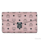 MCM Medium Soft Leather Clutch Crossbody Bag