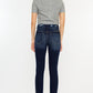 Kancan Full Size Cat's Whiskers Raw Hem High Waist Jeans