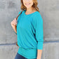 Basic Bae Full Size Round Neck Batwing Sleeve Top