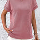 Mandy Striped Round Neck Short Sleeve T-Shirt