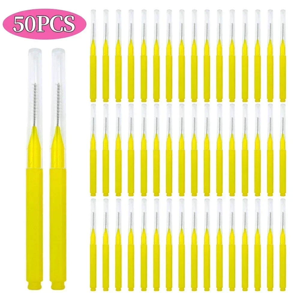 5/10/50PCS Mini Eyebrow Brush Brow Perm Brush Disposable Brow Lifting Brushes Bendable Micro Eyelash Brush Applicators Tools
