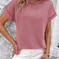 Mandy Striped Round Neck Short Sleeve T-Shirt