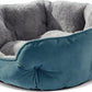 Small Dog Bed for Small Dogs, Cat Beds for Indoor Cats, Pet Bed for Puppy and Kitty, Extra Soft & Machine Washable with Anti-Slip & Water-Resistant Oxford Bottom, Brown, 20 Inches