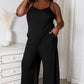 Basic Bae Full Size Spaghetti Strap V-Neck Jumpsuit