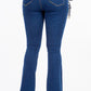 American Bazi High Rise Lace Up Jeans