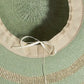 Fame Metallic Accent Trim Floppy Sun Hat