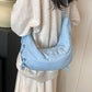 Lace-Up Polyester Crossbody Bag
