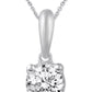 2-Pc. Set Diamond Solitaire Pendant Necklace & Matching Stud Earrings (5/8 Ct. T.W.) in 14K Gold
