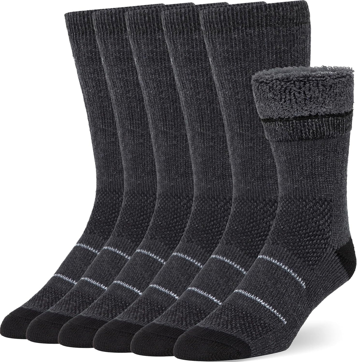 Merino Wool Socks Casual Warm Socks for Winter Cozy Boot Socks for Men & Women