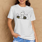 Simply Love Full Size Cat & Pumpkin Graphic Cotton T-Shirt