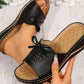Bow Open Toe Sandals