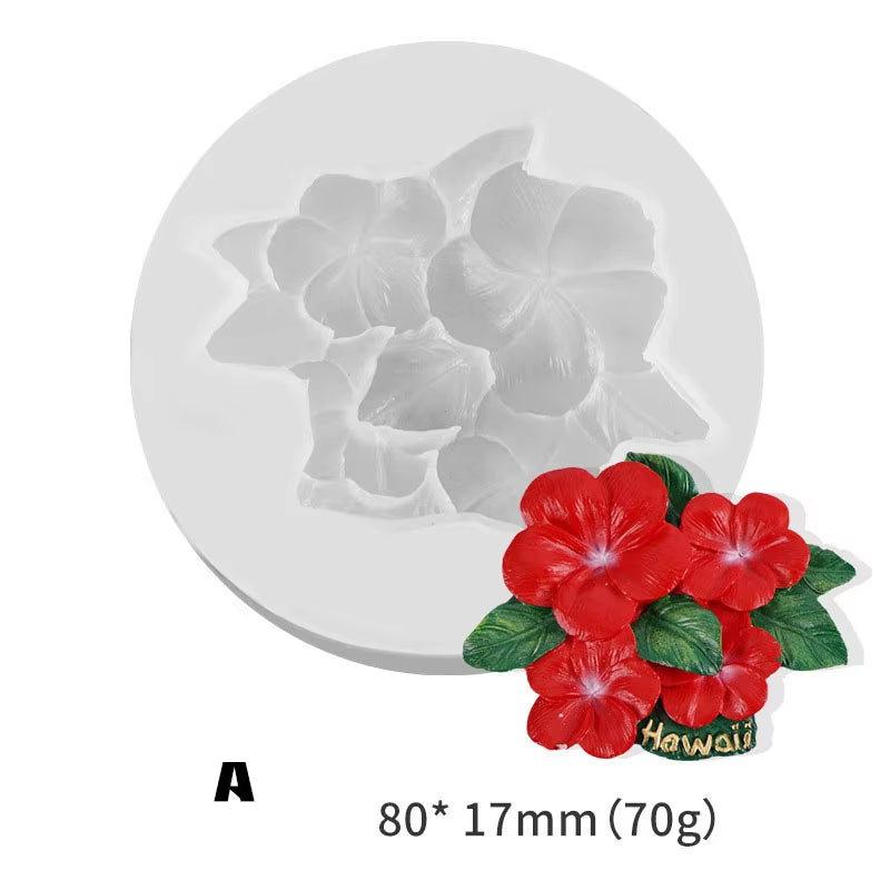 3D Silicone Rose Shape Ice Cube Maker Ice Cream Silicone Mold Ice Ball Maker Reusable Whiskey Cocktail Mould Форма Для Льда HE