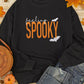 Feeling Spooky Halloween Embroidered Sweatshirt