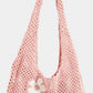 Fame Flower Knitted Shoulder Bag