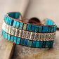 Handmade Triple Layer Natural Stone Bracelet