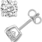 2-Pc. Set Diamond Solitaire Pendant Necklace & Matching Stud Earrings (5/8 Ct. T.W.) in 14K Gold