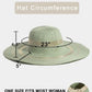 Fame Metallic Accent Trim Floppy Sun Hat