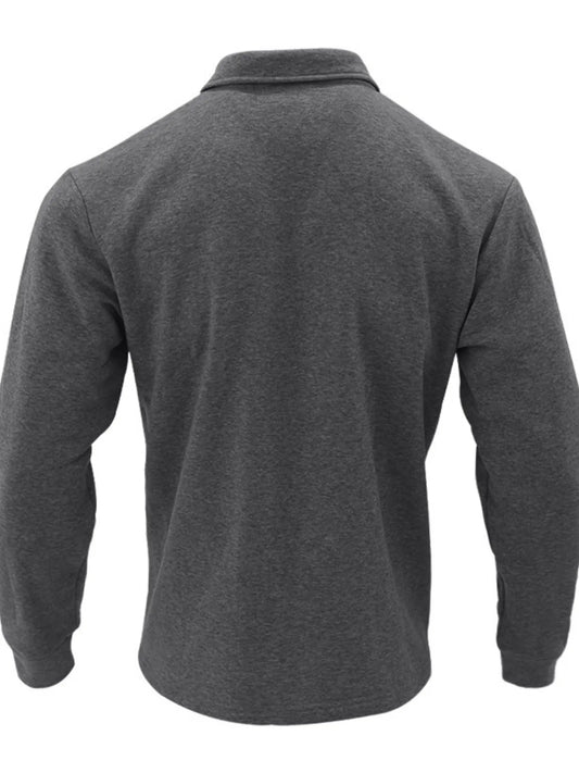 Men's Full Size Button Up Long Sleeve Jacket Plus Size