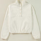Sherpa Half Snap Long Sleeve Jacket