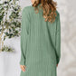 Basic Bae Full Size Ribbed Open Front Cardigan with Pockets