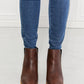 MMShoes Back At It Point Toe Bootie in Chocolate