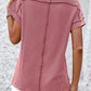 Mandy Striped Round Neck Short Sleeve T-Shirt