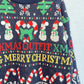 Christmas Pattern Round Neck Long Sleeve Sweater