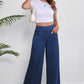 Wide Leg Jeans with Pockets
