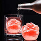 3D Silicone Rose Shape Ice Cube Maker Ice Cream Silicone Mold Ice Ball Maker Reusable Whiskey Cocktail Mould Форма Для Льда HE