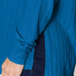 Basic Bae Full Size Ribbed Round Neck Slit T-Shirt