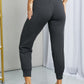 Leggings Depot Full Size Wide Waistband Cropped Joggers