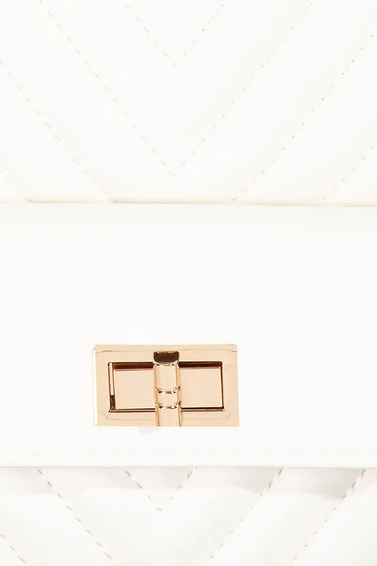 Fame Faux Leather Cushioned Sling Bag