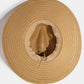 Fame Shell Beaded Wide Brim Straw Hat