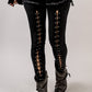 Grommet Lace Up Leggings