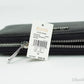 Michael Kors Jet Set Travel Large Black Leather Silver Continental Wrist Wallet