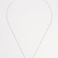925 Sterling Silver Zircon Maple Leaf Necklace