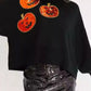 Halloween Pumpkin Round Neck Sweatshirt