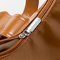 Fame Faux Leather Studded Trim Shoulder Bag