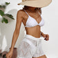 Drawstring Cutout Swim Shorts