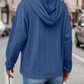 Drawstring Dropped Shoulder Long Sleeve Hoodie