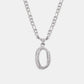 Titanium Steel Letter Pendant Necklace