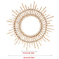 Rattan Round Wall Hang Makeup Mirror