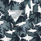 Men's Tropical Shark Night Hawaiian Shirt