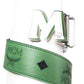 MCM Smooth Visetos Loden Frost Leather Reversible Buckle Belt