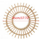 Rattan Round Wall Hang Makeup Mirror